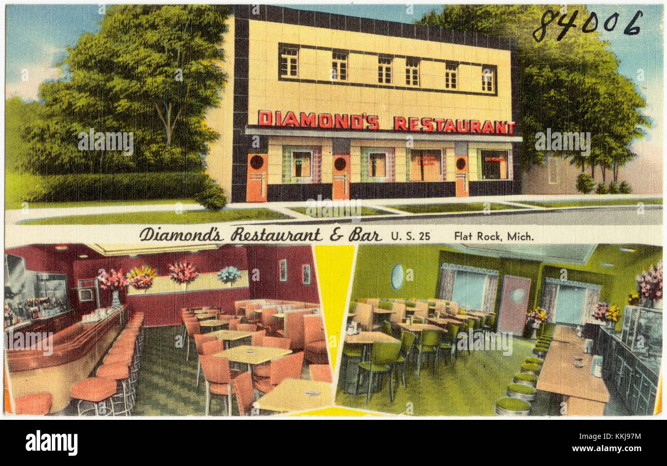 Diamond's Restaurant and Bar, located on U.S. 25 in Flat Rock, Michigan ...