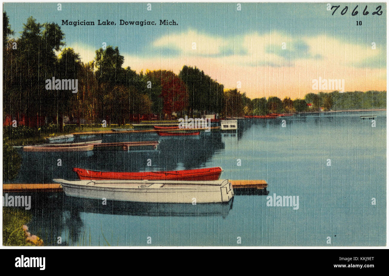 Magician Lake, Dowagiac, Mich (70662 Stock Photo Alamy
