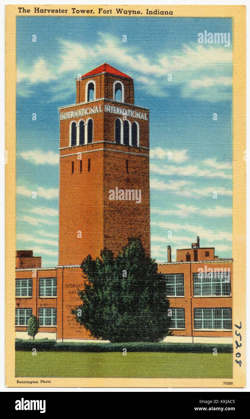 The Harvester Tower, Fort Wayne, Indiana (75208 Stock Photo Alamy