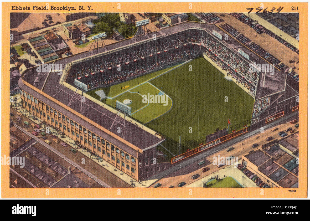 Ebbets Field, Brooklyn. NY Stock Photo