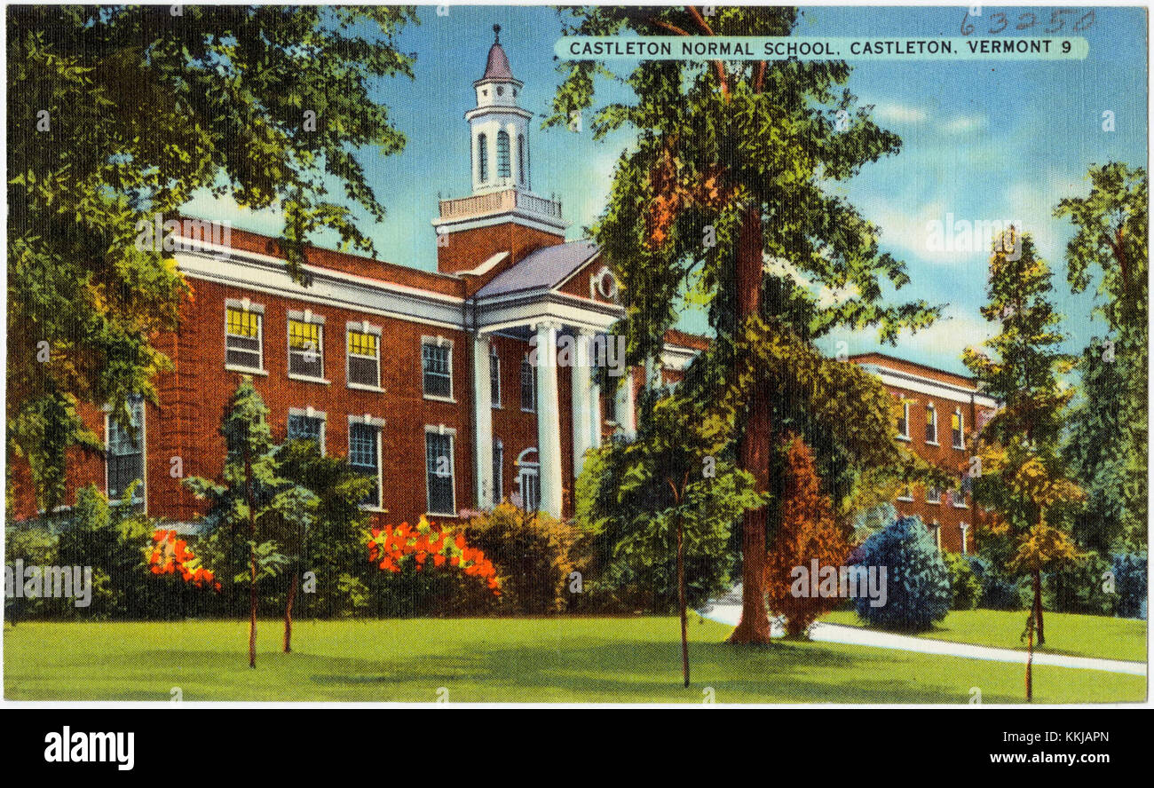 Castleton Normal School, Castleton, Vermont (63250 Stock Photo Alamy