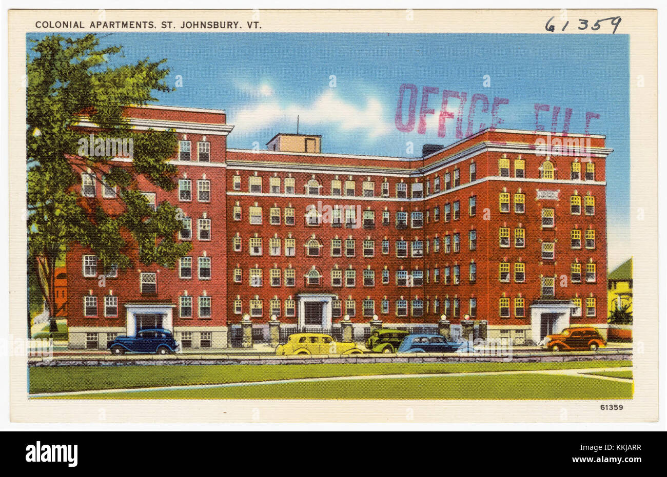 Colonial Apartments, St. Johnsbury, Vt (61359 Stock Photo Alamy