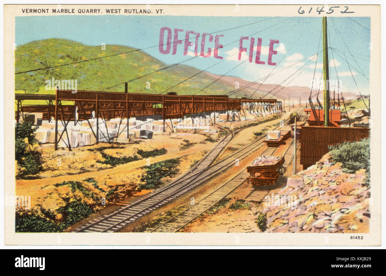 Vermont Marble Quarry West Rutland, Vt (61452 Stock Photo Alamy