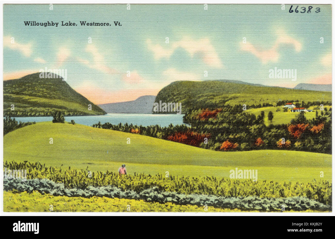 Willoughby Lake, Westmore, Vt (66383 Stock Photo Alamy