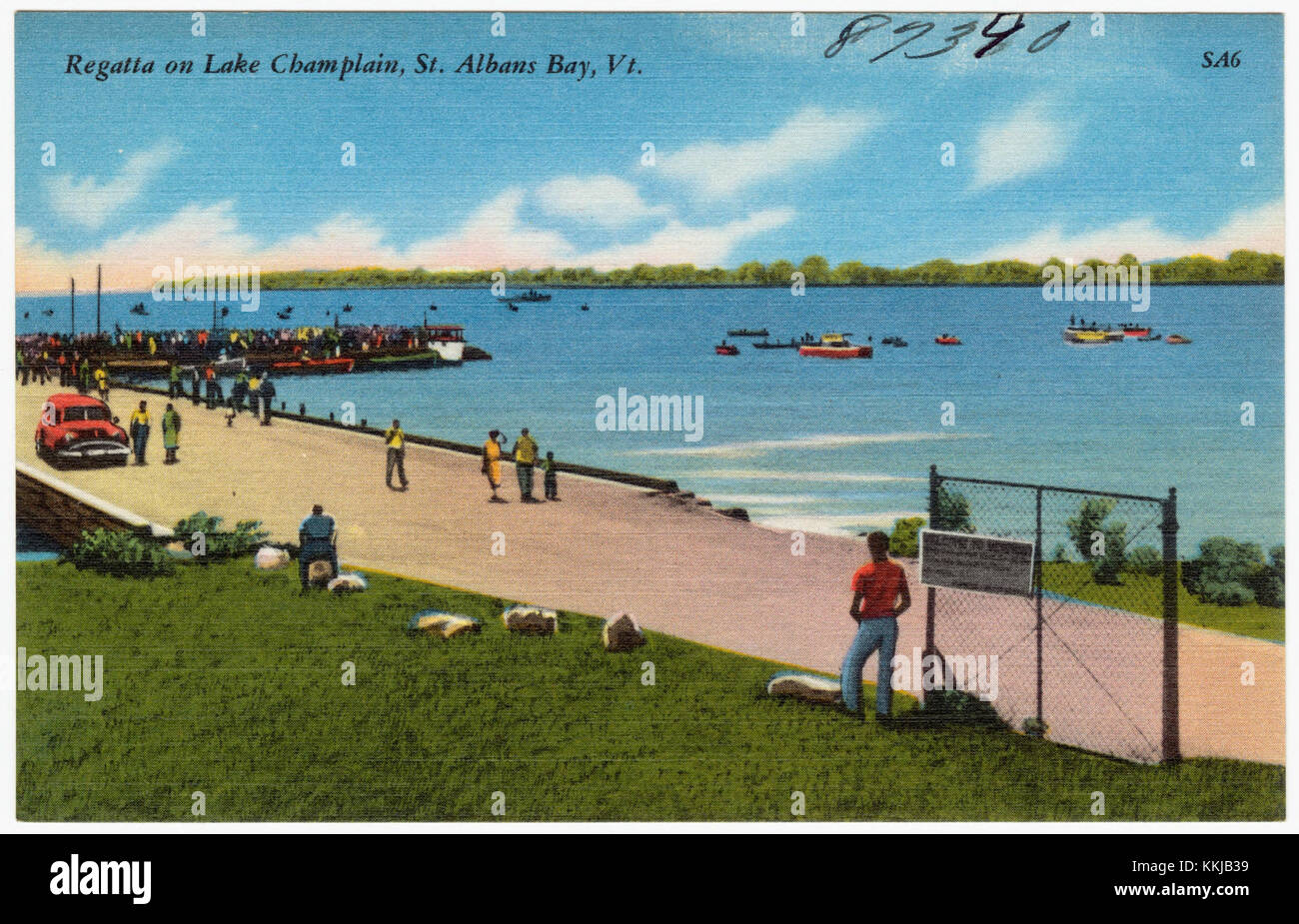 Regatta on Lake Champlain, St. Albans Bay, Vt (87390 Stock Photo Alamy
