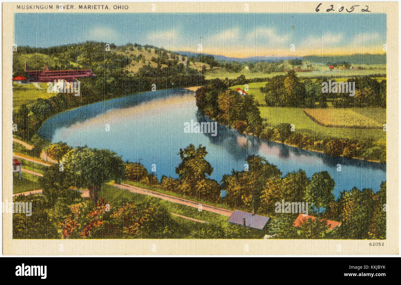 Muskingum River, Marietta, Ohio (62052 Stock Photo Alamy