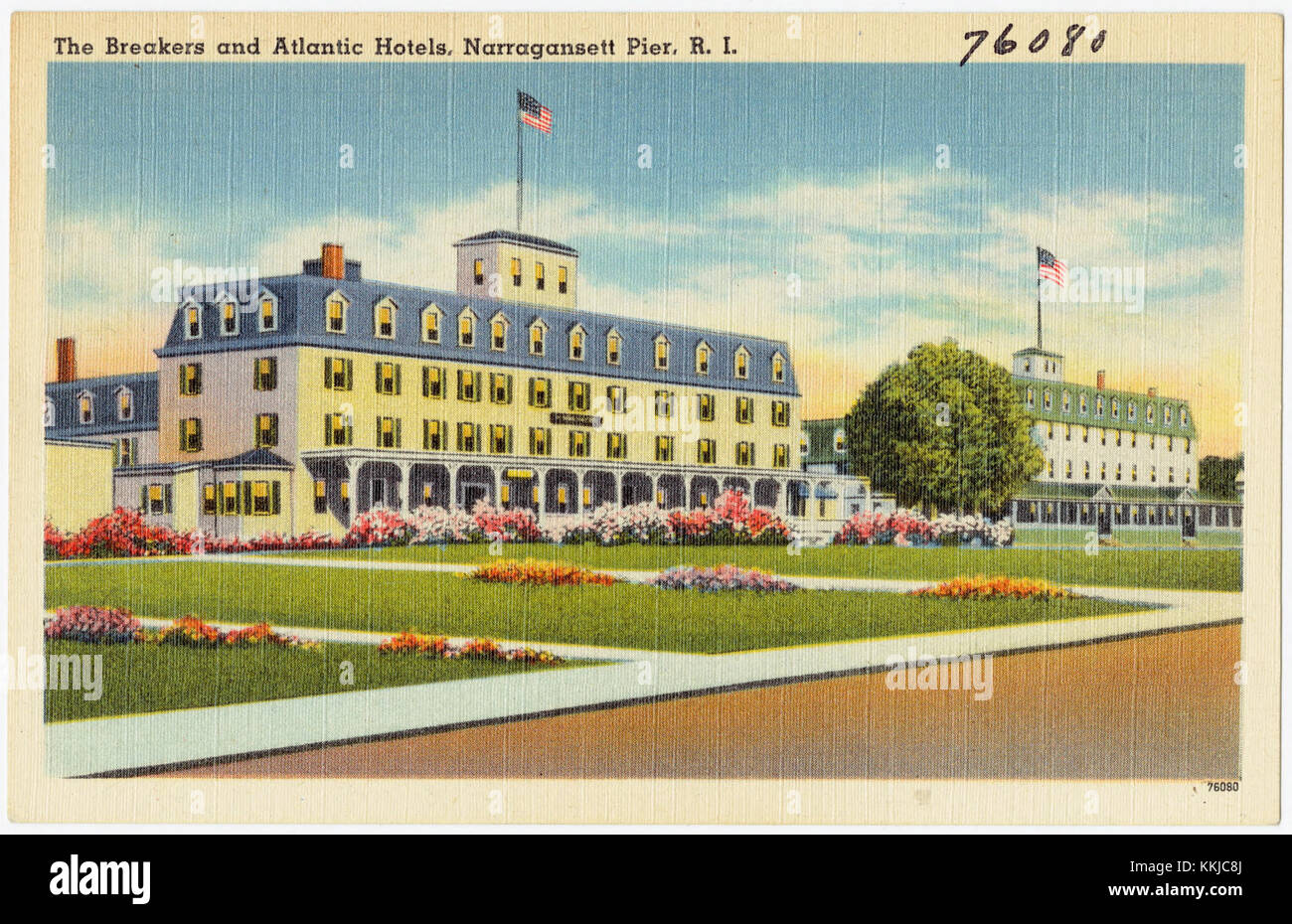 The Breakers and Atlantic hotels, Narragansett Pier, R.I (76080 Stock