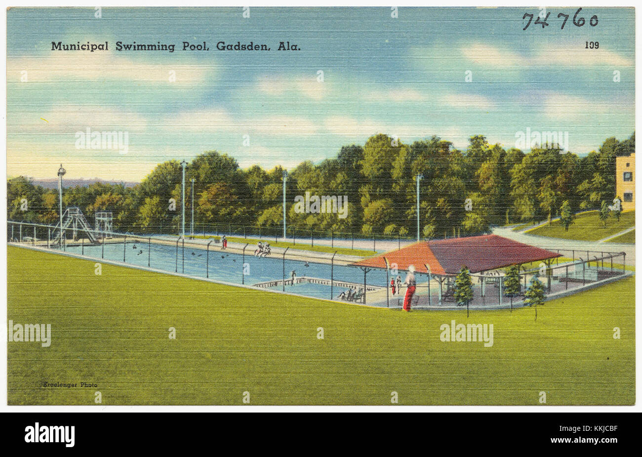 Municipal swimming pool, Gadsden, Ala. (7187234499 Stock Photo Alamy