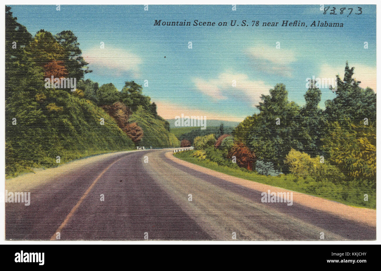 Mountain scene on U.S. 78 near Heflin, Alabama (7372464990 Stock Photo