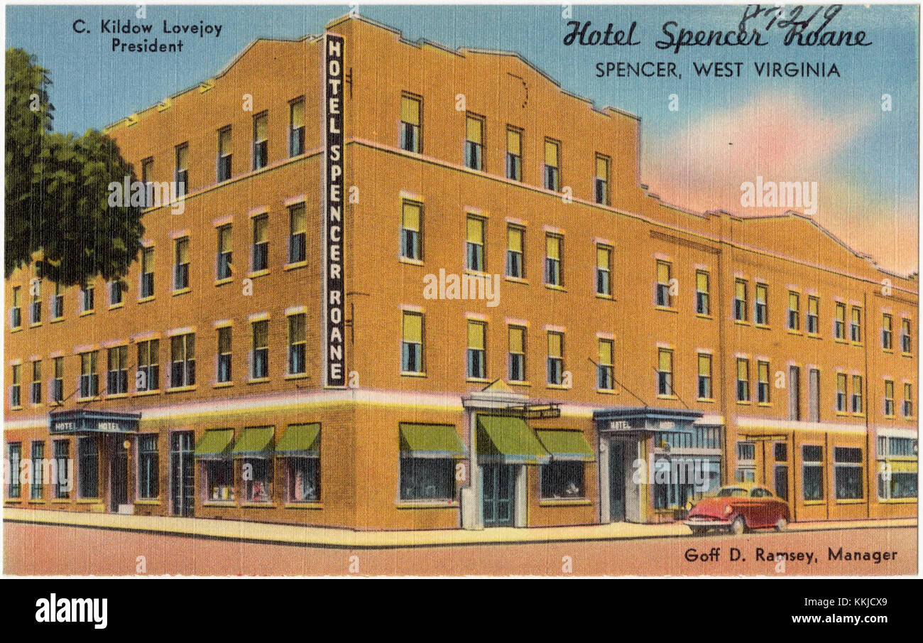 Hotel Spencer Roane, Spencer, West Virginia (87219 Stock Photo Alamy