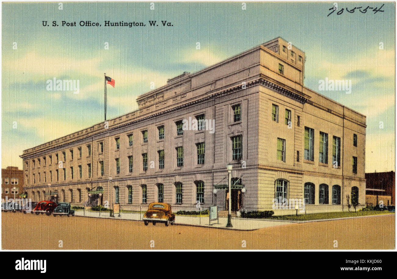 U. S. Post Office, Huntington, W. Va (70554 Stock Photo Alamy