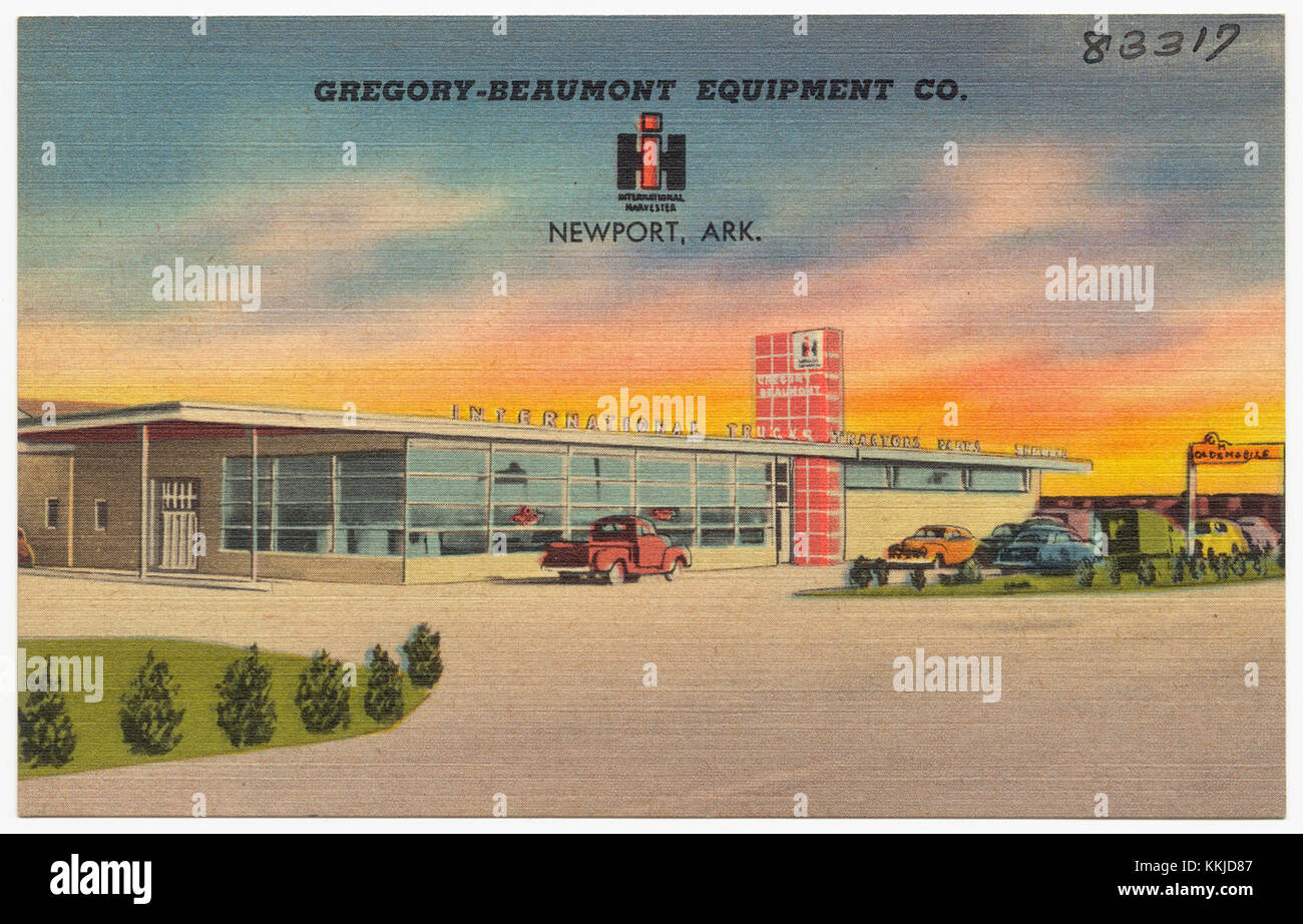 GregoryBeaumont Equipment Co., International Harvester, Newport, Ark Stock Photo Alamy