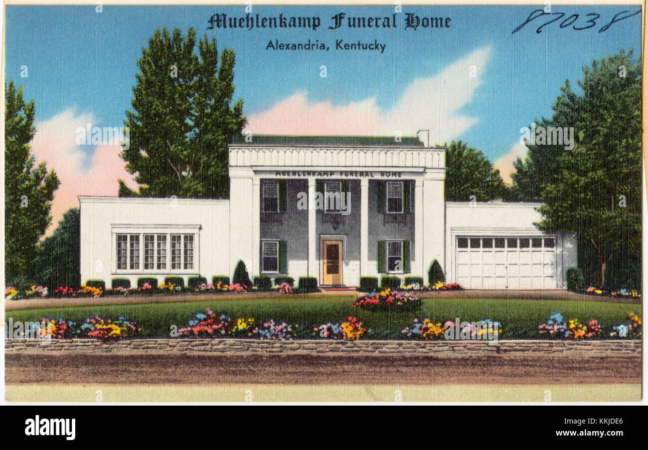 Muehlenkamp Funeral Home, Alexandria, Kentucky (87038 Stock Photo Alamy