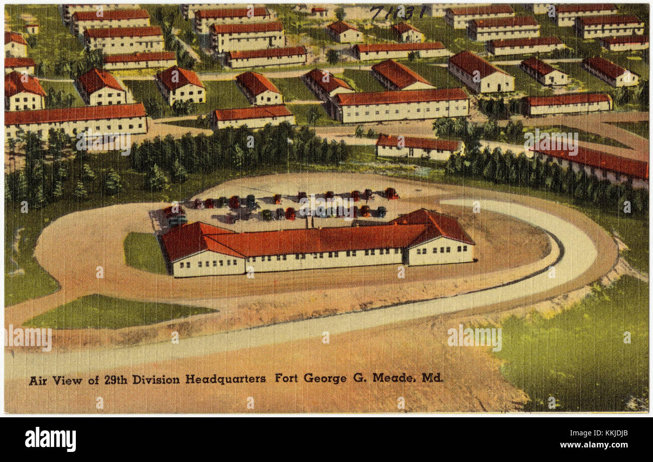 Air view of 29th Division Headquarters, Fort G. Meade, Md (71131