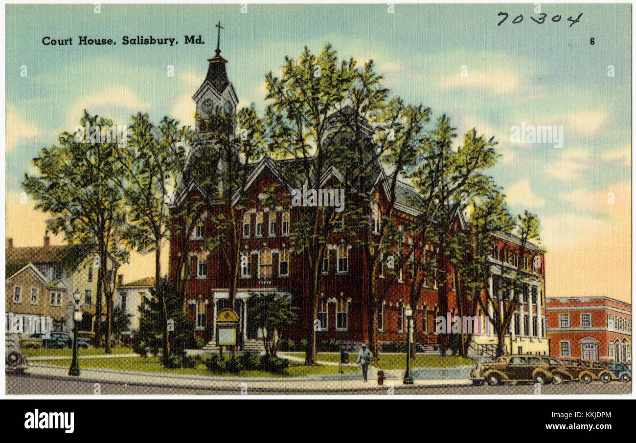 Court House, Salisbury, Md (70304 Stock Photo Alamy