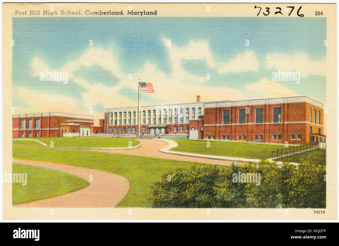 Fort Hill High School, Cumberland, Maryland (73276 Stock Photo Alamy