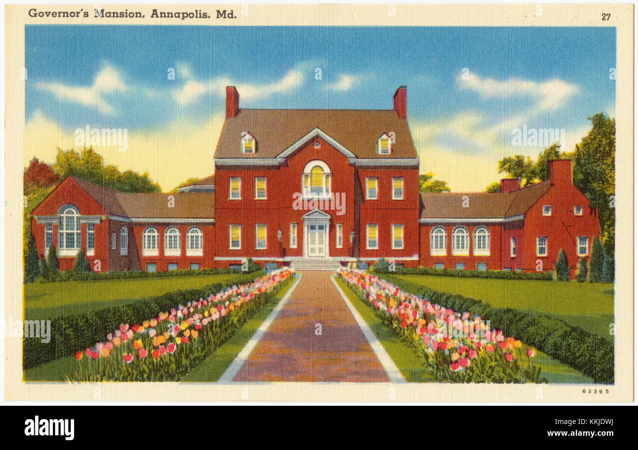 Governor's mansion, Annapolis, Md (63395 Stock Photo Alamy
