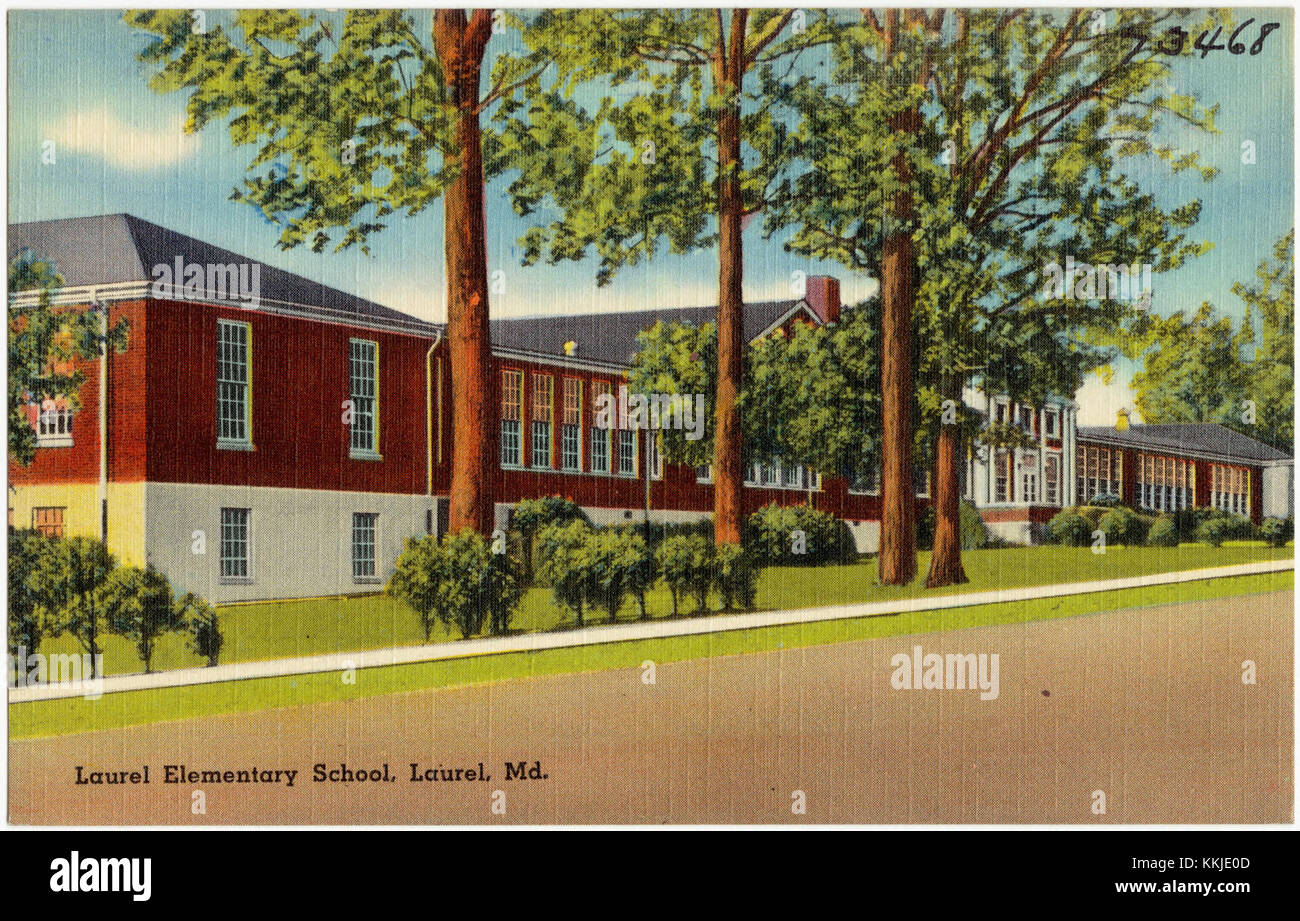 Laurel Elementary School, Laurel, Md (73468 Stock Photo Alamy