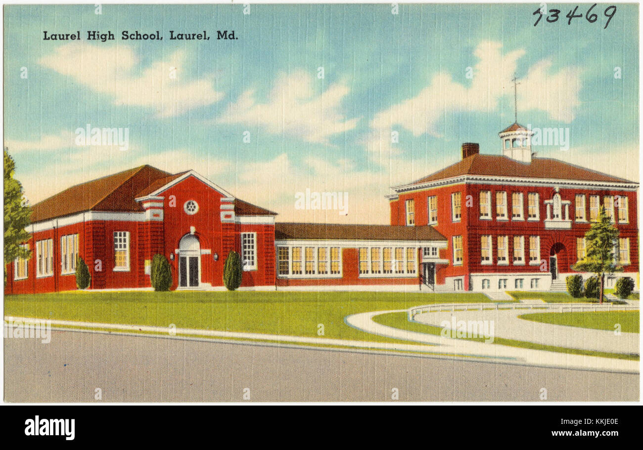 Laurel High School, Laurel, Md (73469 Stock Photo Alamy