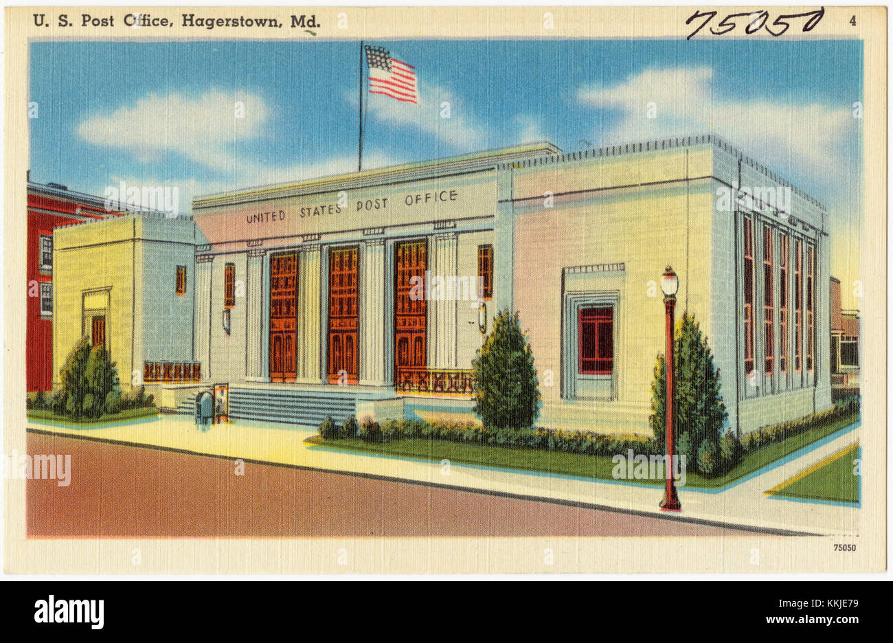 U. S. Post Office, Hagerstown, Md (75050 Stock Photo Alamy