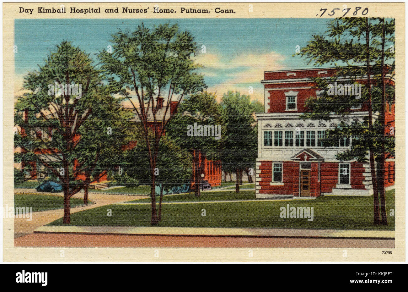 Day Kimball Hospital and Nurses' Home, Putnam, Conn (75780 Stock Photo