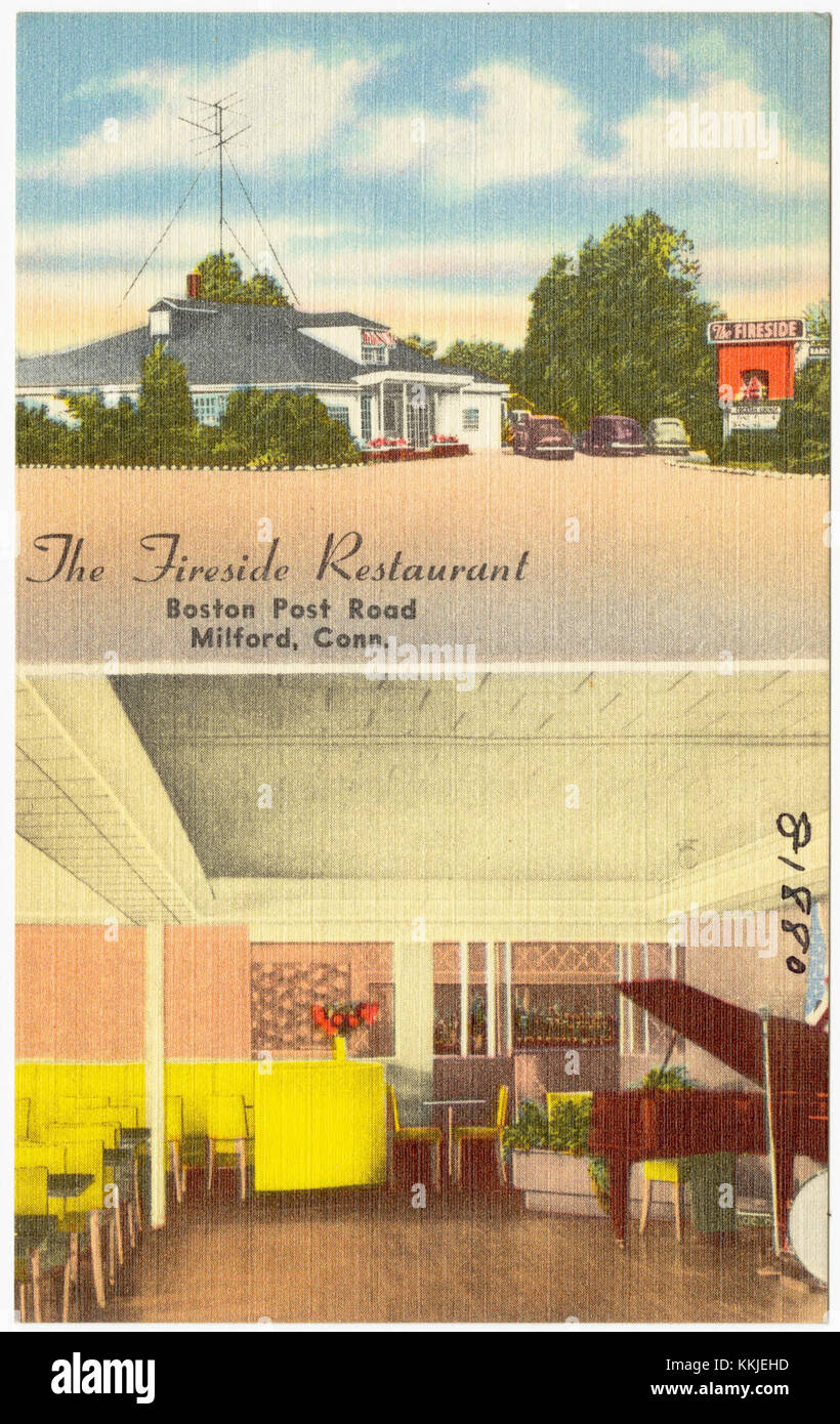 The Fireside Restaurant located on Boston Post Road in Milford ...
