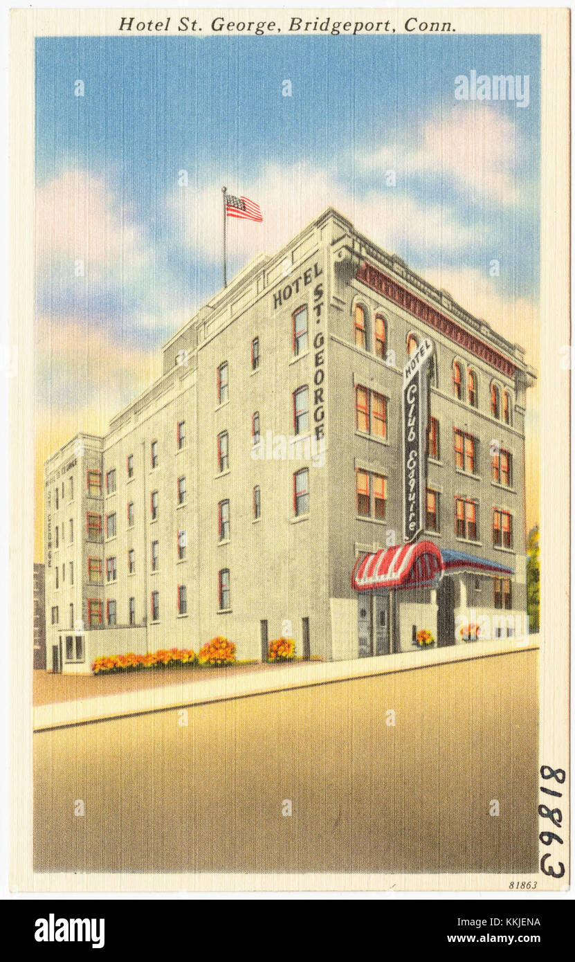 Hotel St. Bridgeport, Conn (81863 Stock Photo Alamy