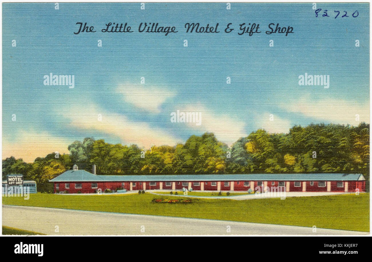 The Little Village Motel and Gift Shop (82720 Stock Photo Alamy
