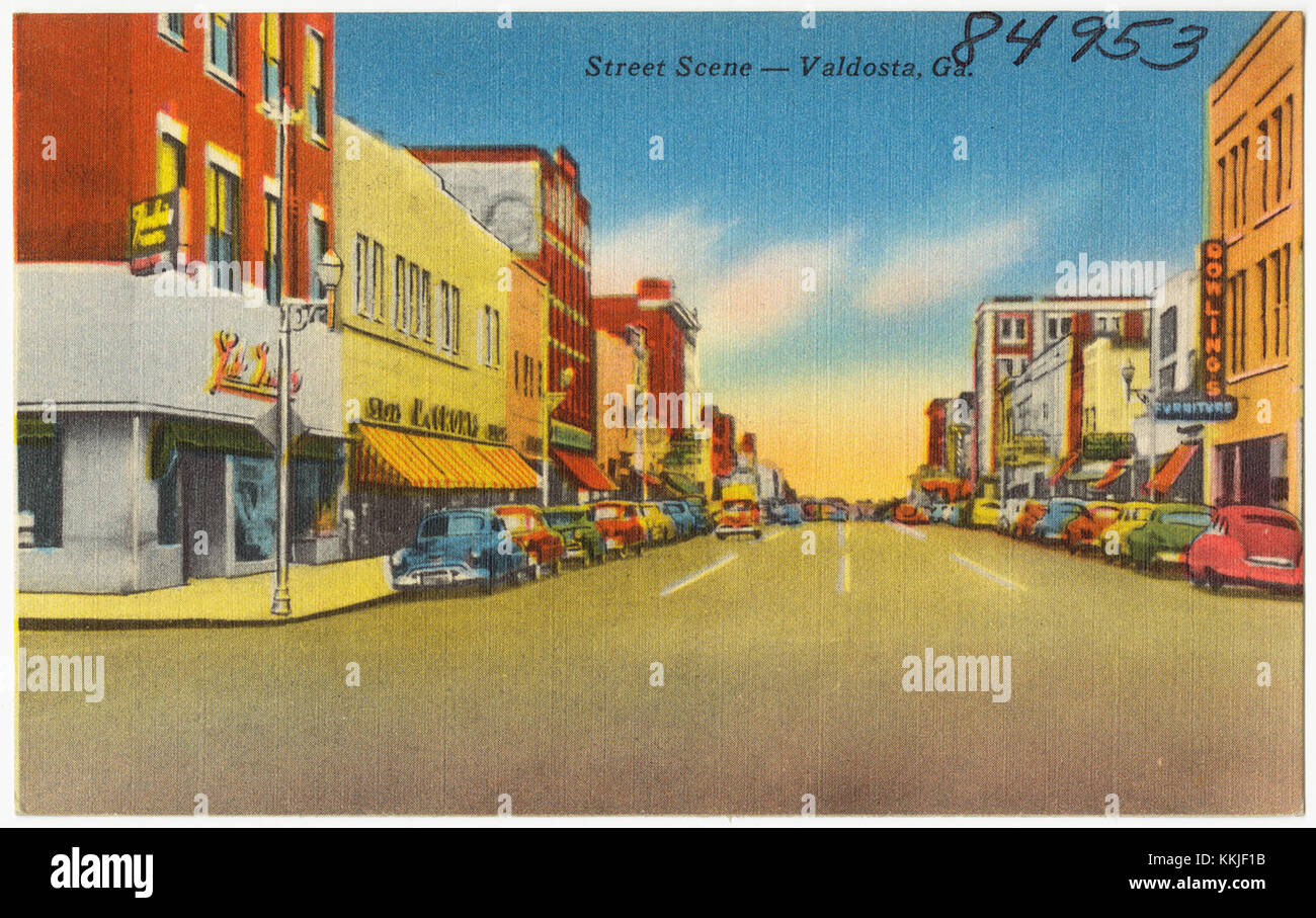 Street scene Valdosta, Ga. (8342829563 Stock Photo Alamy