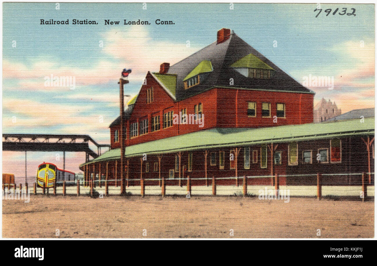 Railroad Station, New London, Conn (79132 Stock Photo - Alamy