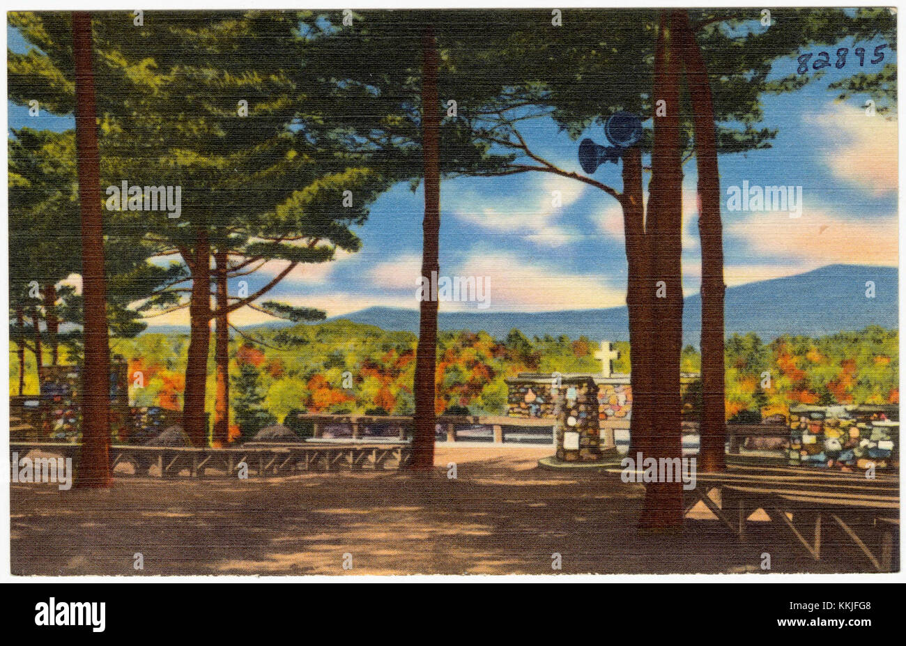 Cathedral of the Pines, Rindge, New Hampshire. Altar of the Nation