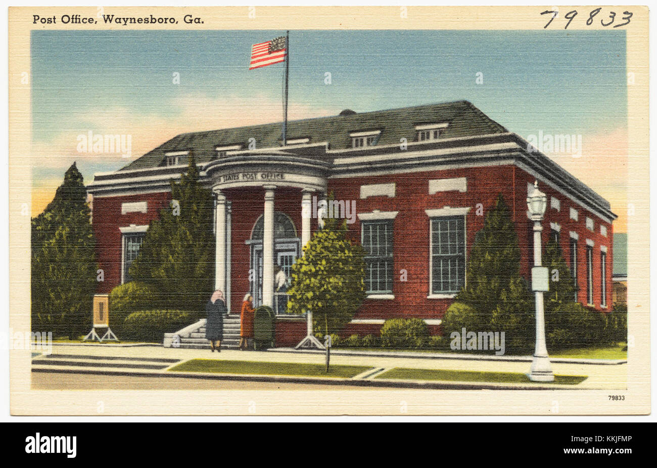 Post Office, Waynesboro, Ga. (8343893282 Stock Photo Alamy