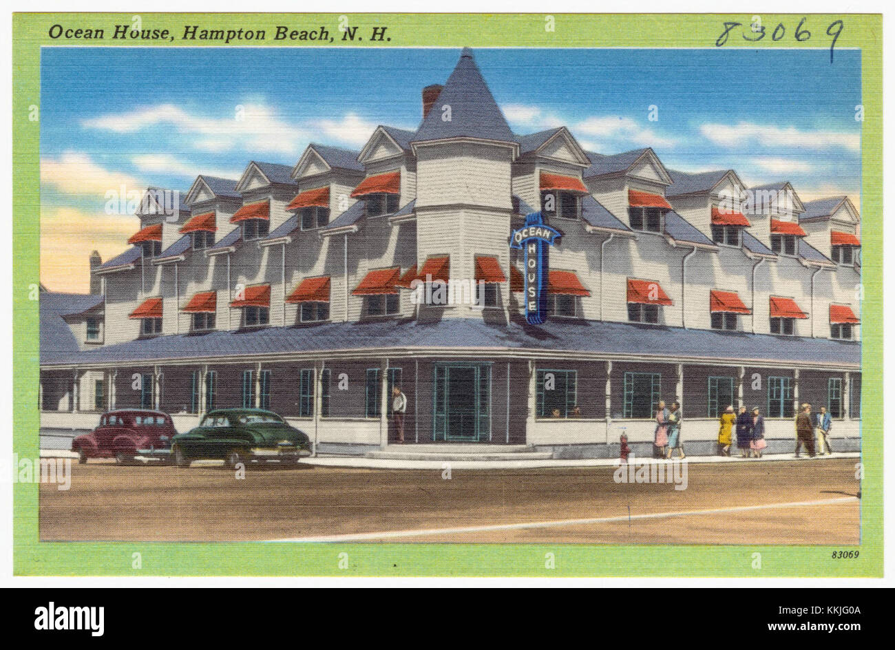 Ocean House, Hampton Beach, N.H (83069 Stock Photo Alamy