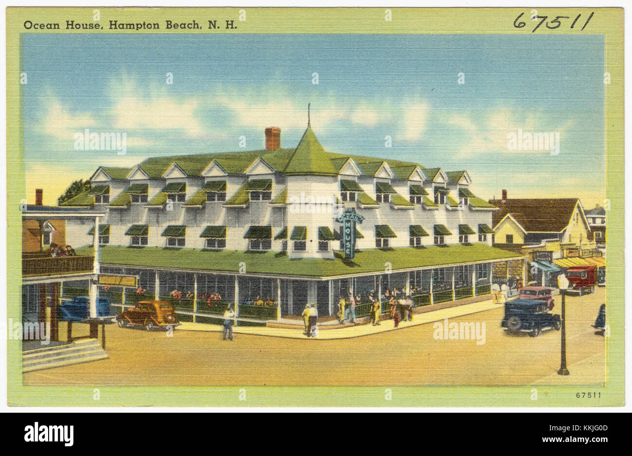 Ocean House, Hampton Beach, N.H (67511 Stock Photo Alamy