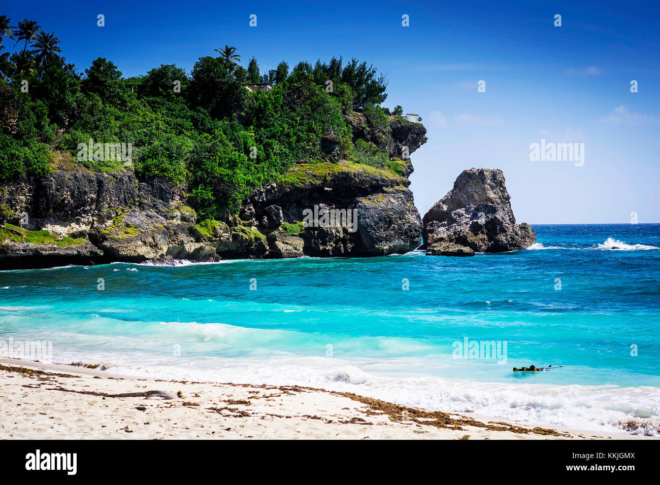 Foul Bay Beach; Foul Bay; ST. Philip; Barbados Stock Photo - Alamy