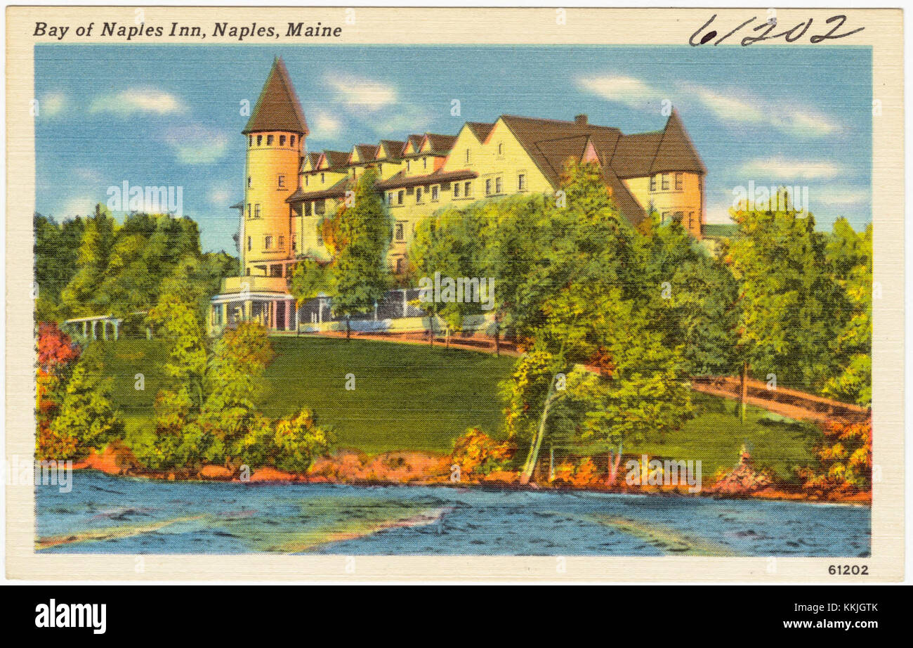 Bay of Naples Inn, Naples, Maine (61202 Stock Photo Alamy