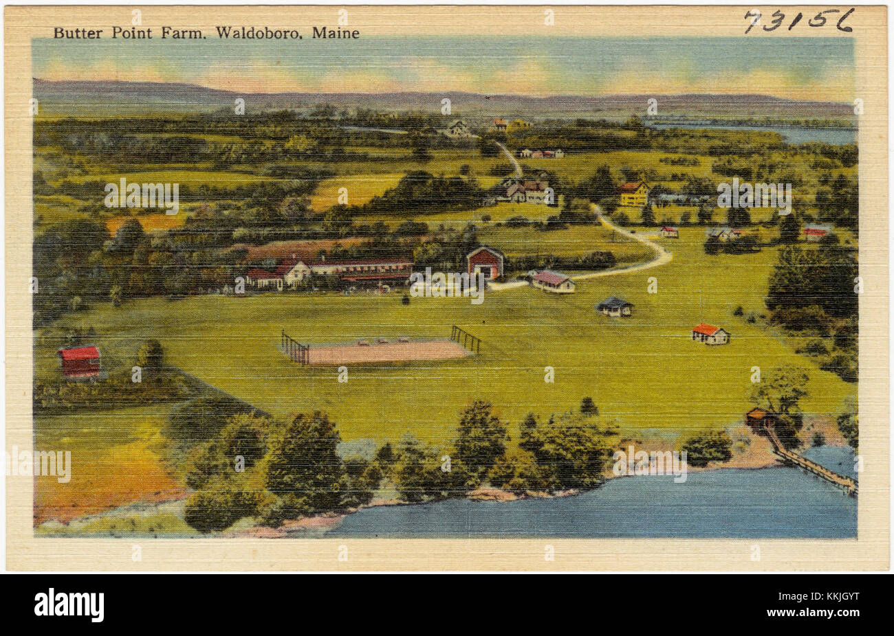 Butter Point Farm, Waldoboro, Maine (73156 Stock Photo Alamy