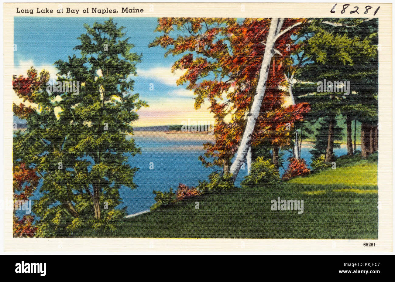 Long Lake at Bay of Naples, Maine (68281) Stock Photo