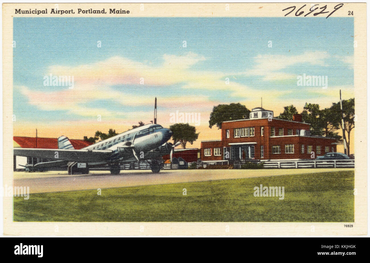 Municipal Airport, Portland, Maine (76929 Stock Photo - Alamy