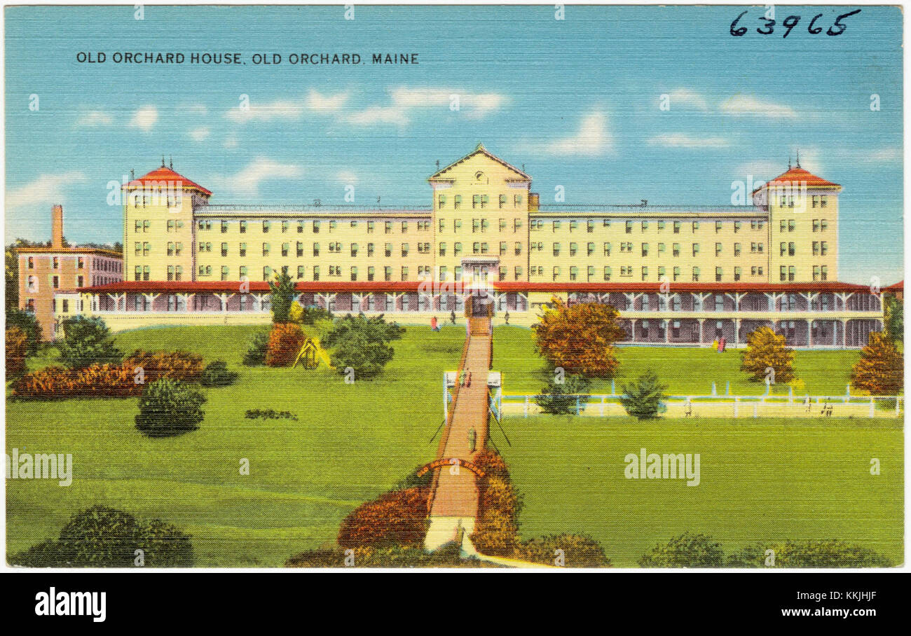 Old Orchard House, Old Orchard Beach, Maine (63965 Stock Photo Alamy