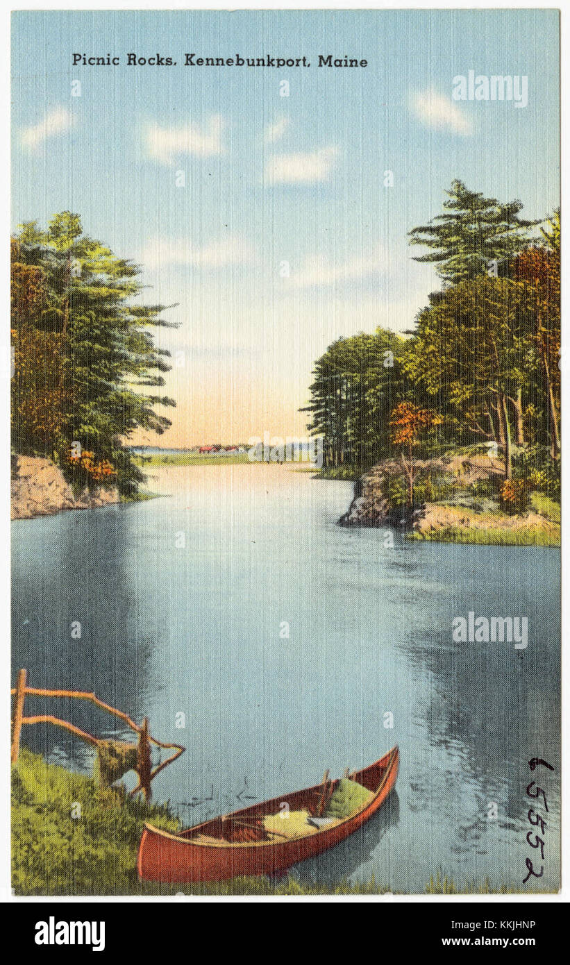 Picnic Rocks, Kennebunkport, Maine (65552 Stock Photo Alamy
