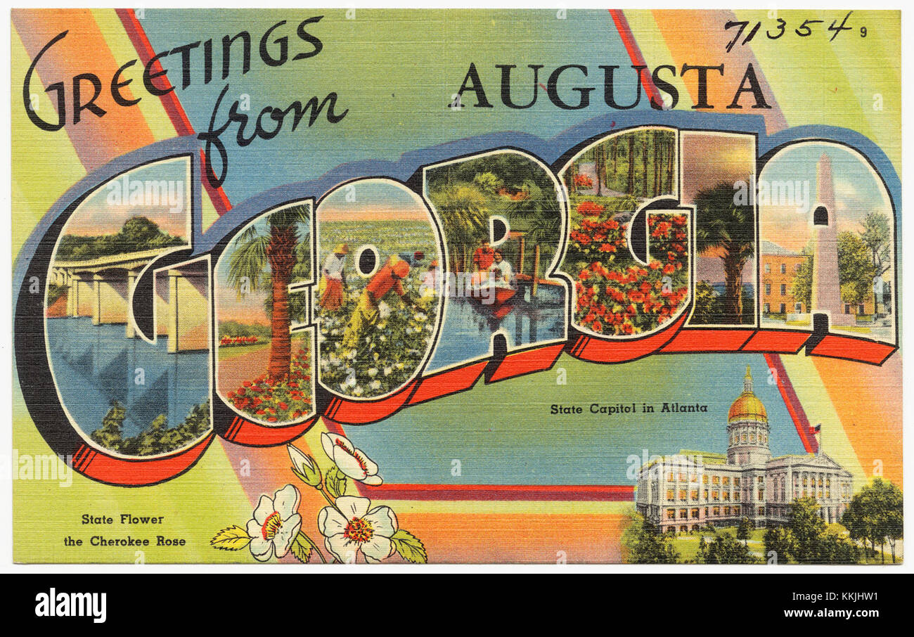 Picturesque View Of Lenox Square Mall Atlanta Georgia GA Vintage Postcard