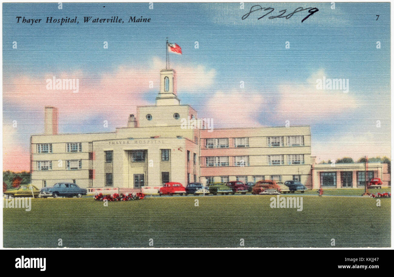 Thayer Hospital, Waterville, Maine (87289 Stock Photo Alamy