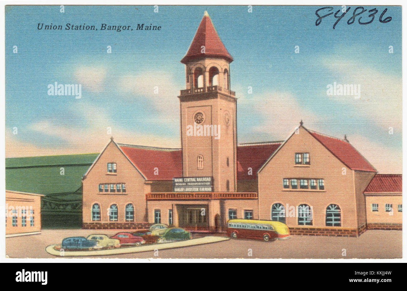 Union Station, Bangor, Maine (84836 Stock Photo Alamy
