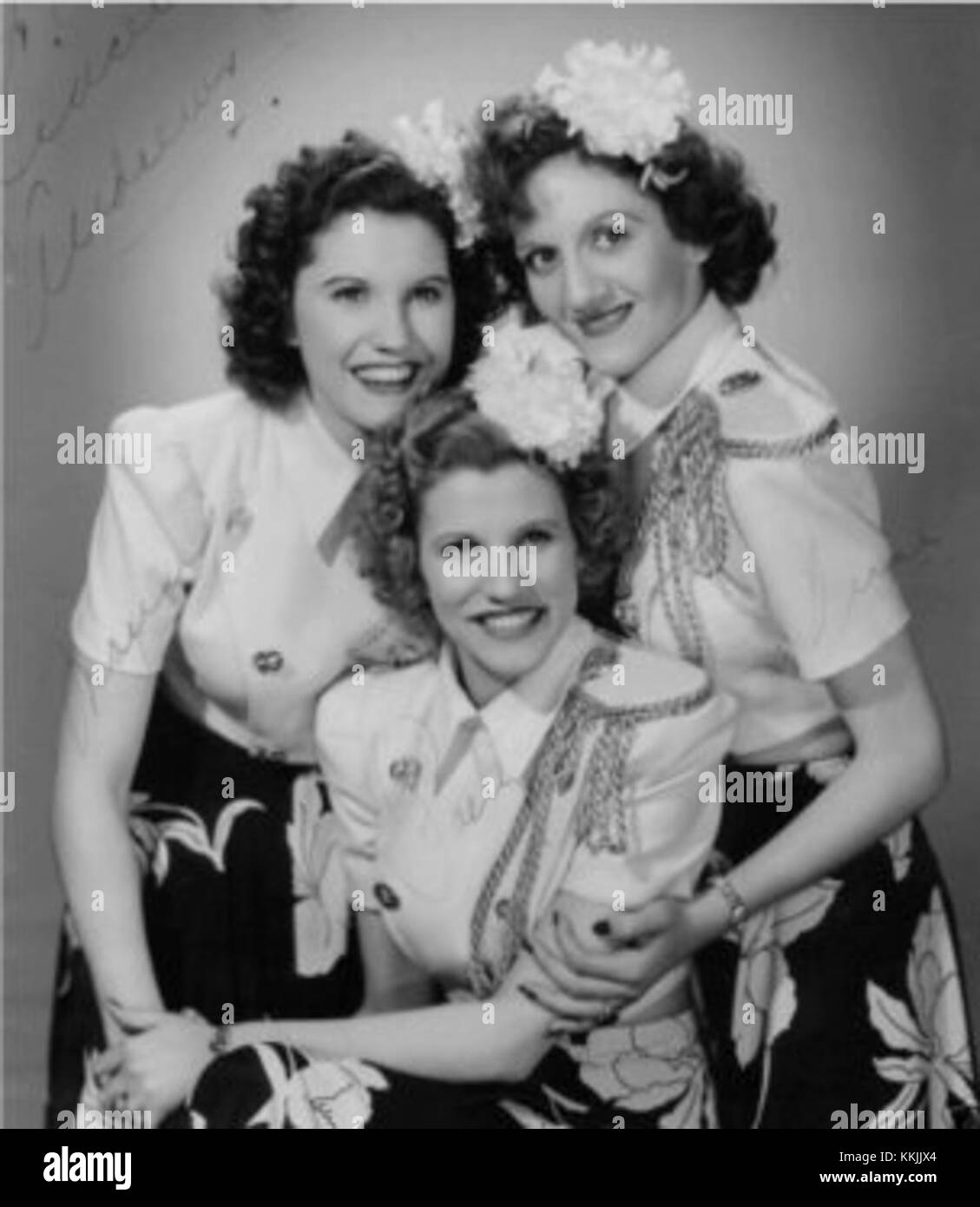 Andrews Sisters Billboard 4 Stock Photo