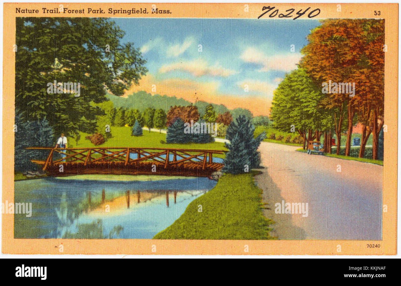 This nature trail in Forest Park, Springfield, Massachusetts, offers ...