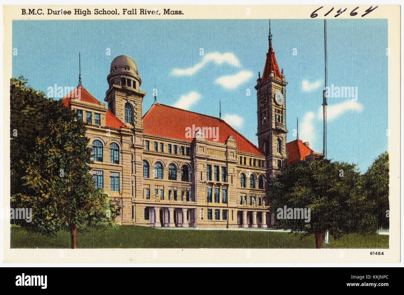 B.M.C. Durfee High School, Fall River, Mass (61464 Stock Photo - Alamy