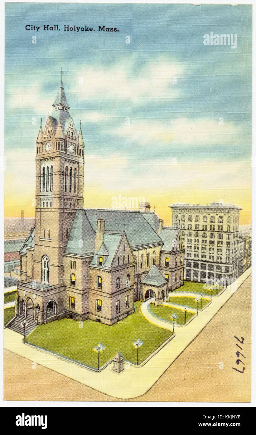 City hall, Holyoke, Mass (71667 Stock Photo Alamy