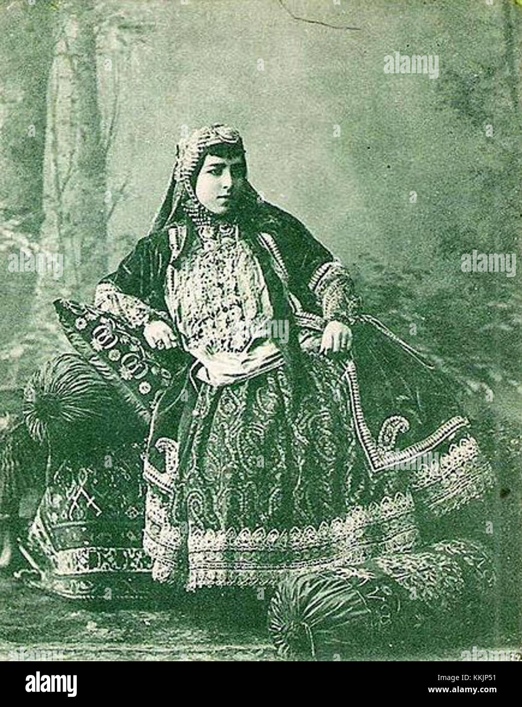 Azeri woman from nakhcivan Stock Photo