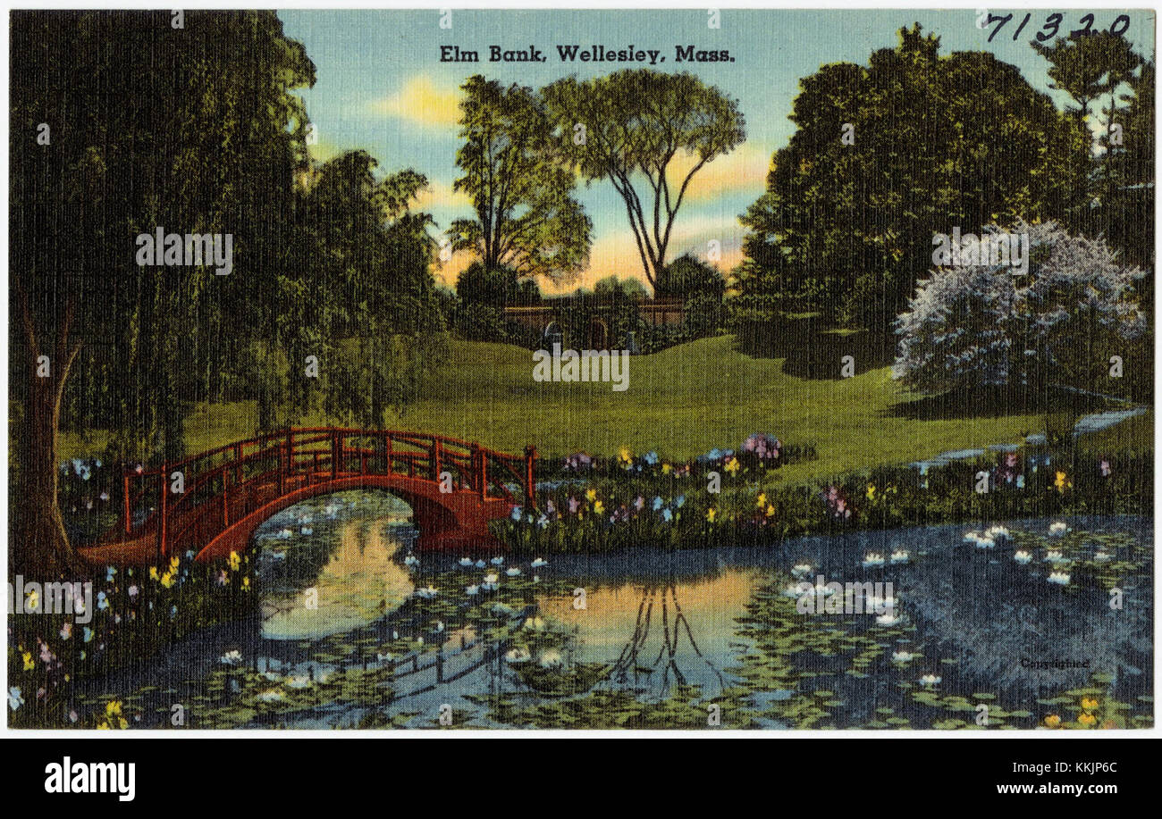 Elm Bank, Wellesley, Mass (71320 Stock Photo Alamy